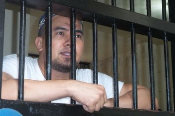 Saipul Jamil saat menjalani sidang Tuntutan dugaan pencabulan di Pengadilan Negeri Jakarta Utara, Senin (6/6/2016).