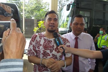 Saipul Jamil saat menjalani sidang Tuntutan dugaan pencabulan di Pengadilan Negeri Jakarta Utara, Selasa (7/6/2016).