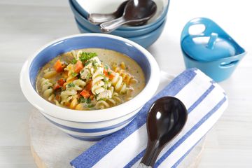 Creamy Chicken Pasta Soup