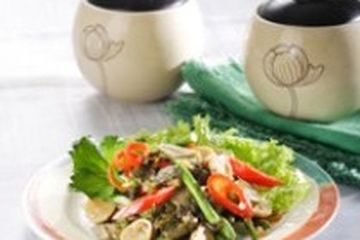 TUMIS KACANG PANJANG SAWI ASIN