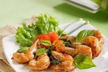 UDANG TUMIS CABAI DAN KEMANGI