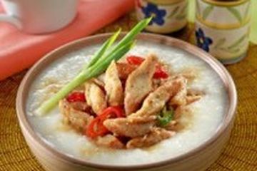 BUBUR AYAM OTAK-OTAK GORENG