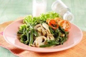 KACANG PANJANG TUMIS JAMUR