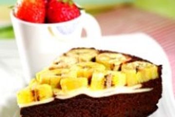 BANANA AND CHEESE BROWNIES