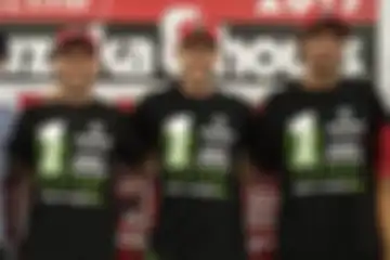 Turunkan pembalap terbaik di WSBK, Leon Haslam (kiri); Jonathan Rea (tengah) dan Toprak Ratzaglioglu (kanan)