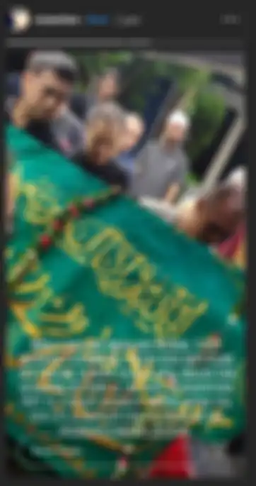 Unggahan instastory mantan istri Sandhy Sondoro terkait meninggalnya sang ayah