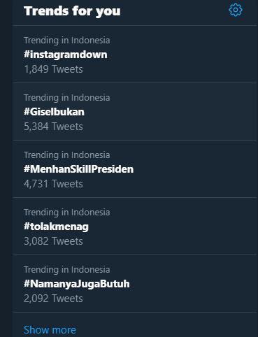 Keluhan Instagram down hiasi trending topic Twitter