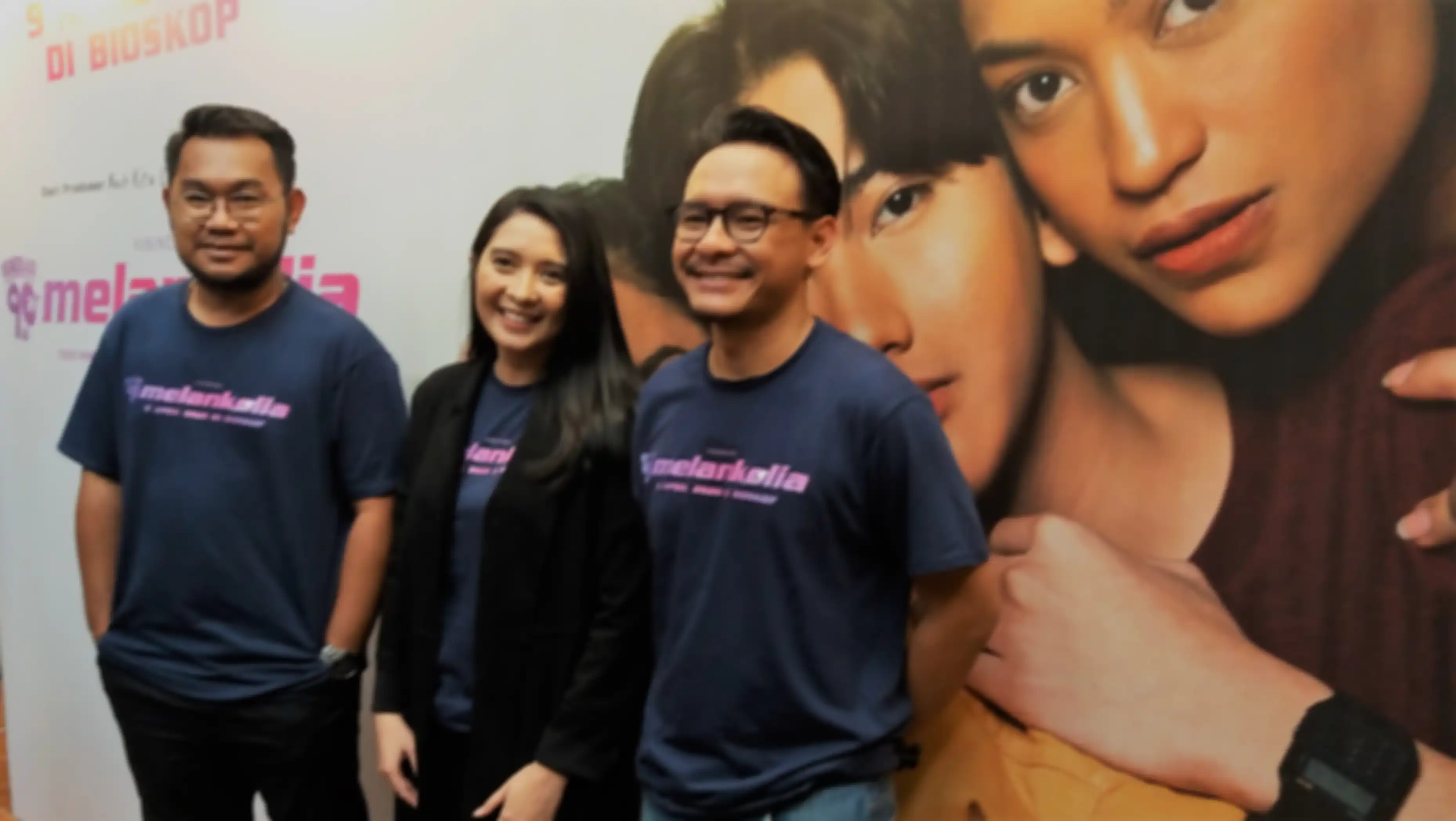 Sutradara Irfan Ramly bareng penulis buku Generasi 90an beserta Ruben Adrian Produser Melankolia