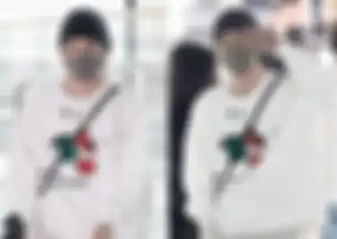 V BTS Saat di Bandara International Incheon