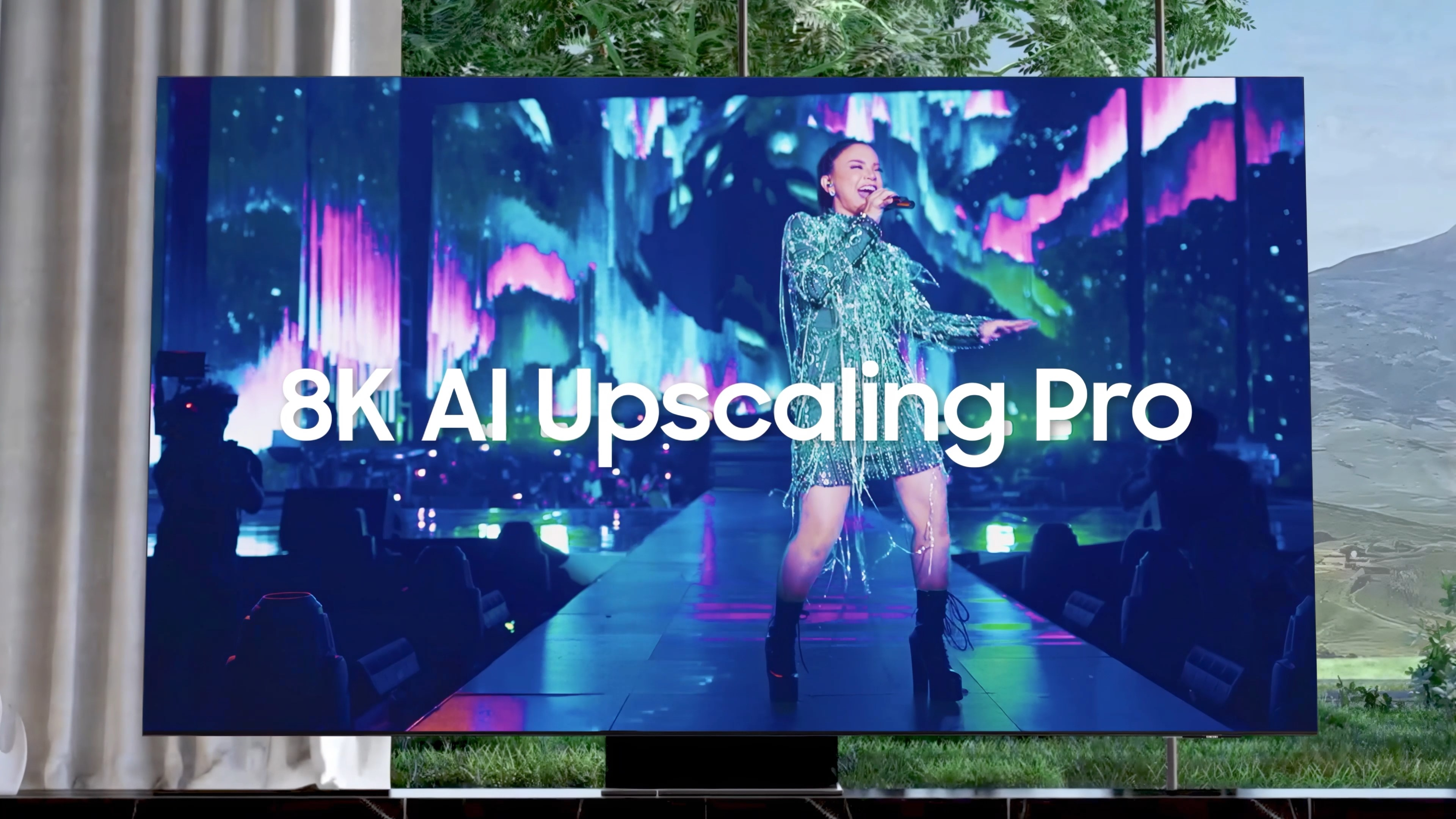 Samsung Neo QLED 8K dengan fitur upscalling