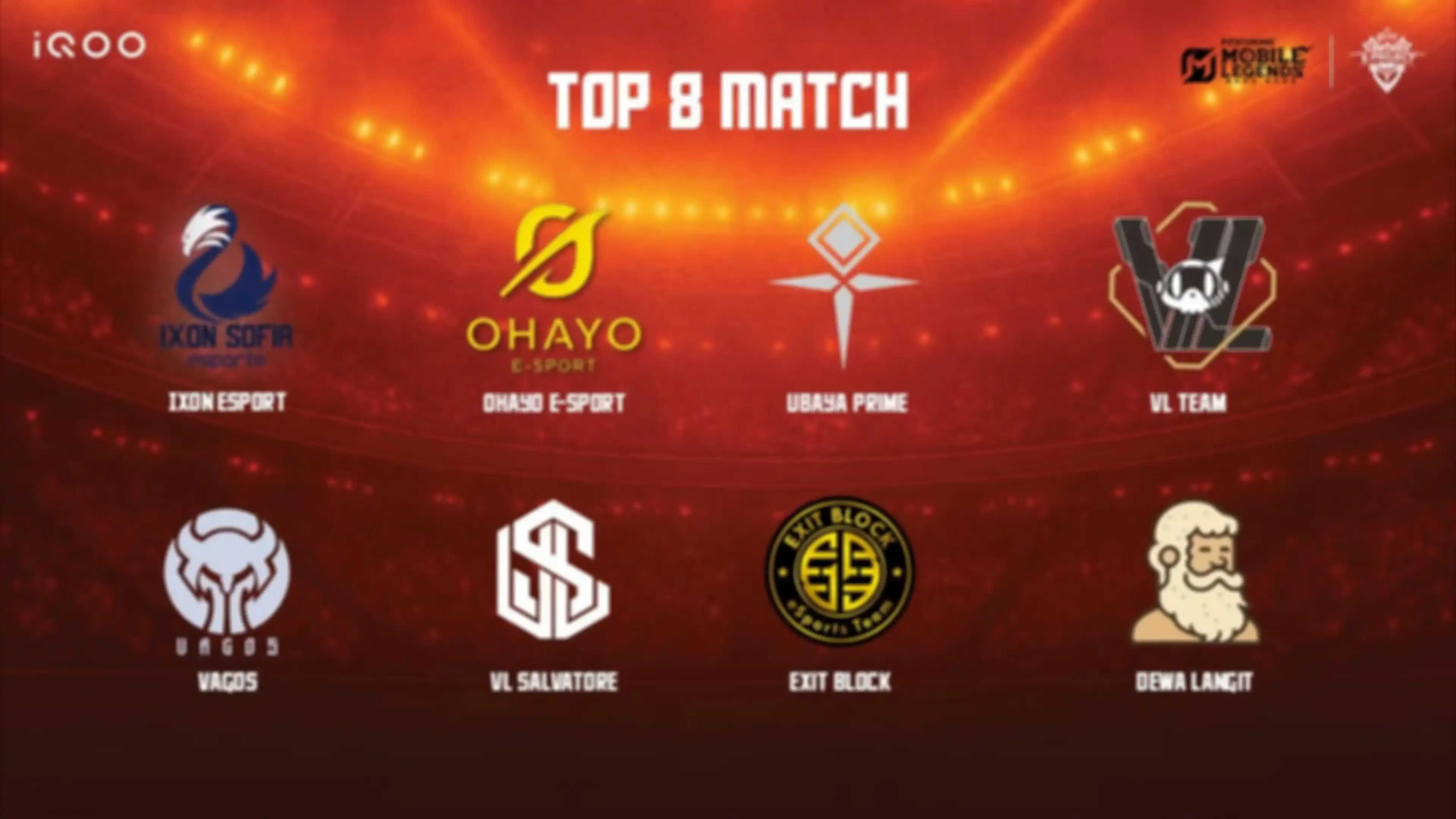 8 tim komunitas yang akan bertarung di IQOO Esports Cup 2025