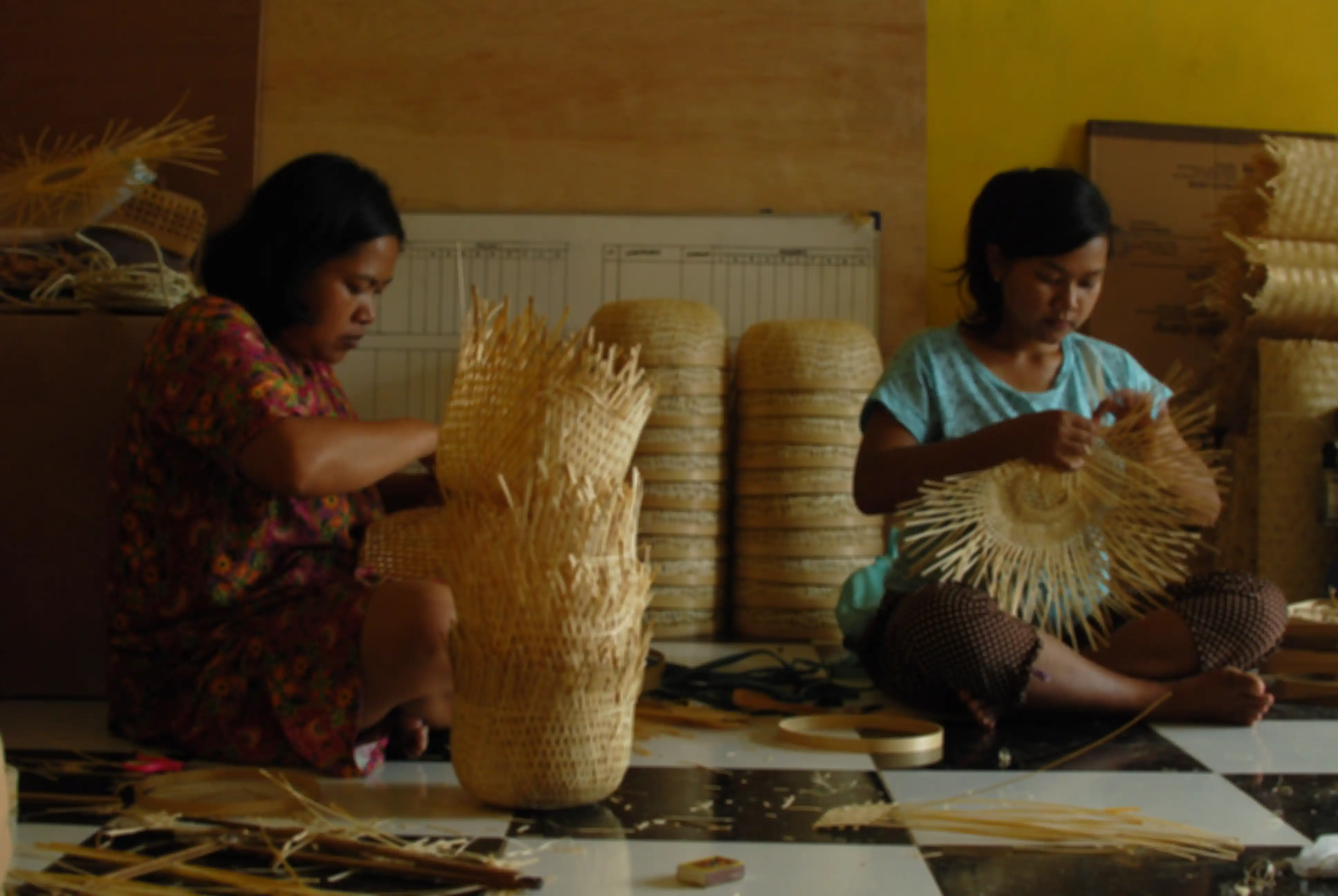 Pengrajin bambu Studio Dapur
