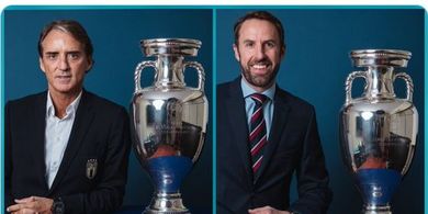 Final EURO 2020 - Roberto Mancini Vs Gareth Southgate, Koleksi Gelar Timpang