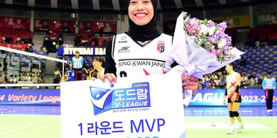 Liga Voli Korea - Megawati Lebih Mematikan daripada Saat Jadi MVP Ronde Musim Lalu, Layak Terpilih Lagi