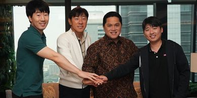 Erick Thohir Sampaikan Terima Kasih Kepada Shin Tae-yong di Timnas Indonesia, Ada Apa?