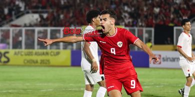 Hasil Piala Asia U-20 2025 - Gol Jens Raven Bawa Timnas U-20 Indonesia Imbangi Uzbekistan di Babak Pertama