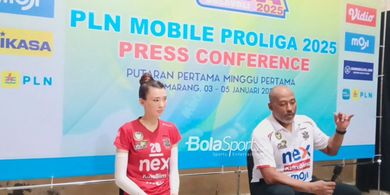 Proliga 2025 - Raut Wajah Lesu Sabina Altynbekova Setelah Debut Pahit Yogya Falcons 