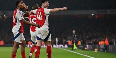 Arsenal Cuma Menang 2-1 atas Tottenham, Declan Rice: Kami Harusnya Cetak 10 Gol