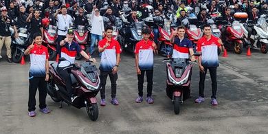 Jelang MotoGP 2025, Joan Mir dan Luca Marini Sapa Komunitas Motor Honda di Indonesia