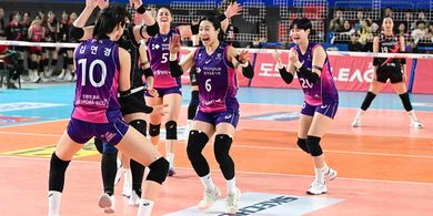 Liga Voli Korea - Megawati Dkk Masih Diberi Respek, Setter Pink Spiders Merendah Usai Bikin Permainan Red Sparks Remuk