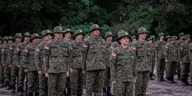 Jelang Kejuaraan Beregu Campuran Asia 2025, Jonatan Christie Dkk Latihan ala Militer di Situ Lembang