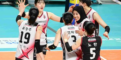 Liga Voli Korea - Megawati Dkk Dihormati Juga, Pink Spiders Merendah dan Bisa Dikejutkan Red Sparks Saat Playoff