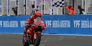 Hasil MotoGP Argentina 2025 -  Garasi Ducati Semringah Marc Marquez Juara Lagi, Franco Morbidelli Sukses Raih Podium