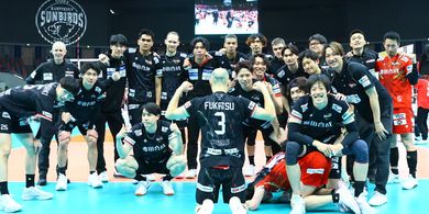 Semifinal Liga Voli Jepang - Rivan Nurmulki di Ambang Sejarah, Spiker Wolfdogs Nagoya Janji Lebih Siap di Laga Kedua