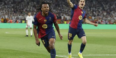 Hasil Final Copa del Rey - Gol Roket Kounde Hancurkan Real Madrid di Perpanjangan Waktu, Barcelona Menang Dramatis dan Angkat Trofi Piala Raja Spanyol ke-32