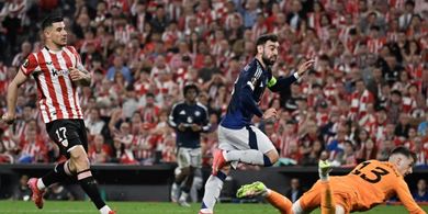 Gacor Lawan Bilbao, Bruno Fernandes Bikin Penonton di Stadion Pulang Duluan