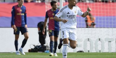 Percuma Hattrick dan Lewati Lewandowski, Mbappe Gagal Selamatkan Real Madrid dari Kekalahan di 'Final' Liga Spanyol Kontra Barcelona