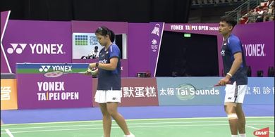 Hasil Final Taipei Open 2025 - Reflek Kilat dan Kartu Kuning, Jafar/Felisha Kalahkan Dejan/Fadia