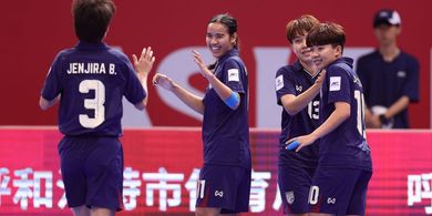 Hasil Piala Asia Futsal Putri 2025 - Bantai Hong Kong, Thailand Buka Peluang Tanding Ulang Lawan Indonesia di Semifinal