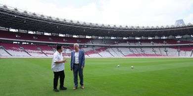 Erick Thohir dan Perwakilan FIFA Sidak SUGBK, Singgung Soal Rumput