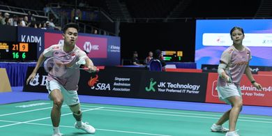 Hasil Singapore Open 2025 - Gertakan 7-0 Sukses Bawa Jafar/Felisha Melaju ke Perempat Final, Juara All England Menanti