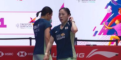 Hasil Final Singapore Open 2025 - Kecepatan Kim/Kong Tak Ada Obat, Duo Korea Hempaskan Ganda Jepang untuk Gelar Ke-3