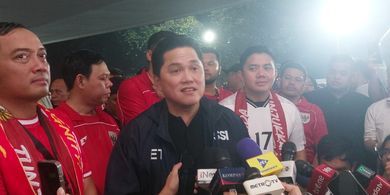 Timnas Indonesia Kalahkan China, Erick Thohir Akui Presiden Prabowo Bawa Hoki