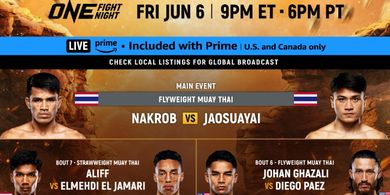 Hasil ONE Fight Night 32 - Bimbingan Superbon Belum Manjur, Johan Ghazali Kalah Lagi