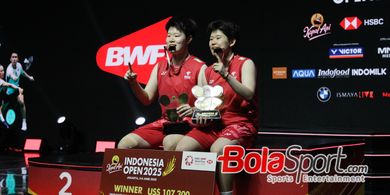Gelar pada Indonesia Open 2025 Jadi Bentuk Pengakuan Penting Ganda Putri No.1 Dunia asal China