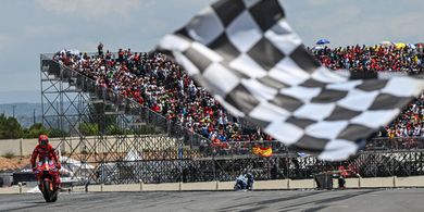 Kata Marc Marquez usai Alex Marquez dan Francesco Bagnaia Tak Bisa Menang pada MotoGP Aragon 2025