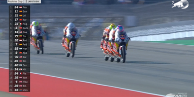Hasil Red Bull Rookies Cup 2025 - Veda Belum Beruntung, Lagi-Lagi Finis Ke-4 setelah Pimpin Lomba hingga Lap Terakhir