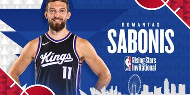 Resmi! Domantas Sabonis dan Lauren Jackson Hadir pada Pembukaan NBA Rising Stars Invitational