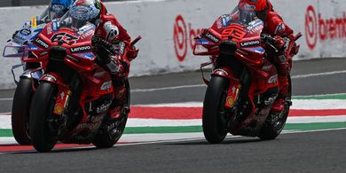 MotoGP Jerman 2025 - Marc Marquez Tak Pernah Bercanda di Sachsenring, Francesco Bagnaia Tahu Diri Duluan