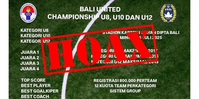 Bali United Lakukan Klarifikasi usai Diterpa Hoax, Ada Oknum Catut Nama Klub