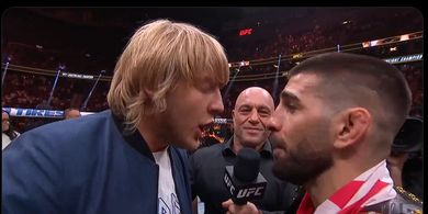 Ilia Topuria Semprot Paddy Pimblett, Dianggap Ketakutan saat Face Off Dadakan di UFC 317