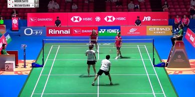 Hasil Japan Open 2025 - Sia-sia Unggul Telak 11-2, Kembalinya Yuta Watanabe dengan Pasangan Baru Berujung Pahit