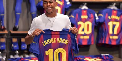 Resmi Jadi Penerus Nomor Sakral Lionel Messi di Barcelona, Lamine Yamal: Saya Punya Jalan Sendiri