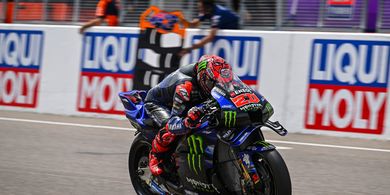 MotoGP Ceko 2025 - Terbantu Trek Basah, Fabio Quartararo dalam Posisi Menguntungkan
