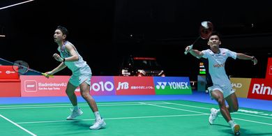 Hasil Japan Open 2025 - Derita Ganda Putra No 1 Dunia Berhenti, Kemenangan di Depan Mata Fajar/Fikri Sirna