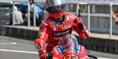 MotoGP Ceko 2025 - Ucapan Marc Marquez usai Menang seperti Sumpah, Francesco Bagnaia Terus Menderita